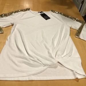 New Como Black off-white sweater